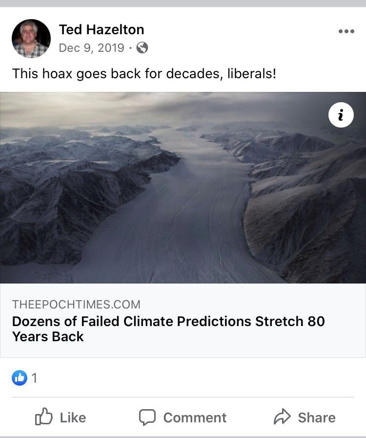 Hazelton Facebook